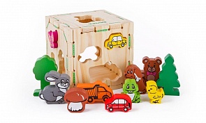 Сортер - Веселые фигурки, 13 деталей (Томик, 968 ТОМИКsim)